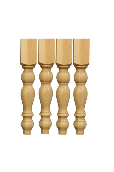 18" Bench Legs 4/set Farmhouse